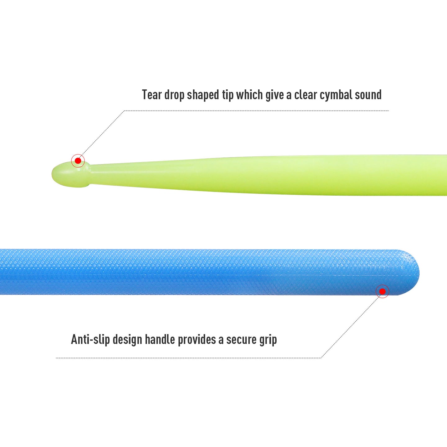 Luminous 5A Drum Sticks - Sonicake