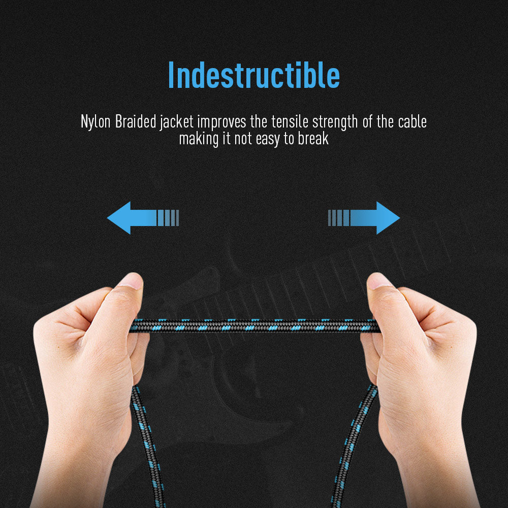 Instrument Cable (20ft/6m, Straight to Straight) - Sonicake