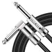 Instrument Cable (10ft/3m, Right Angle to Straight, Black) - Sonicake
