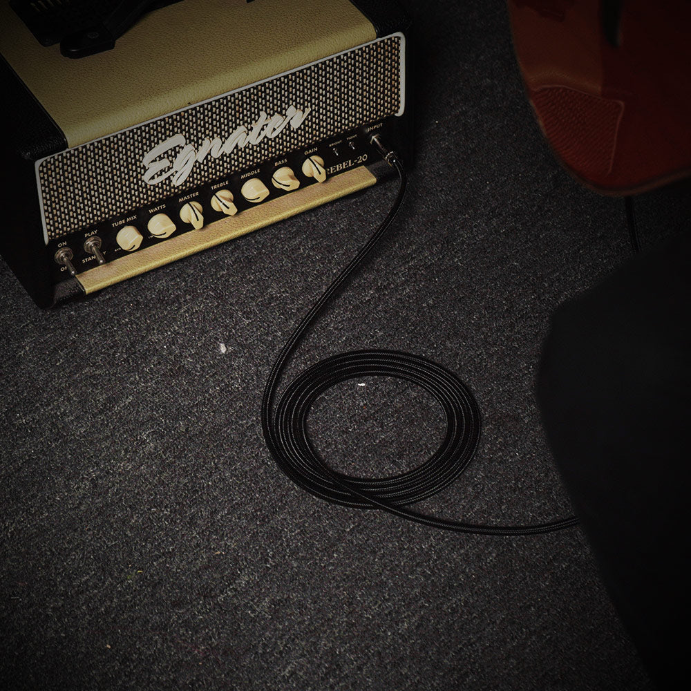 Instrument Cable (10ft/3m, Straight to Straight, Black) - Sonicake