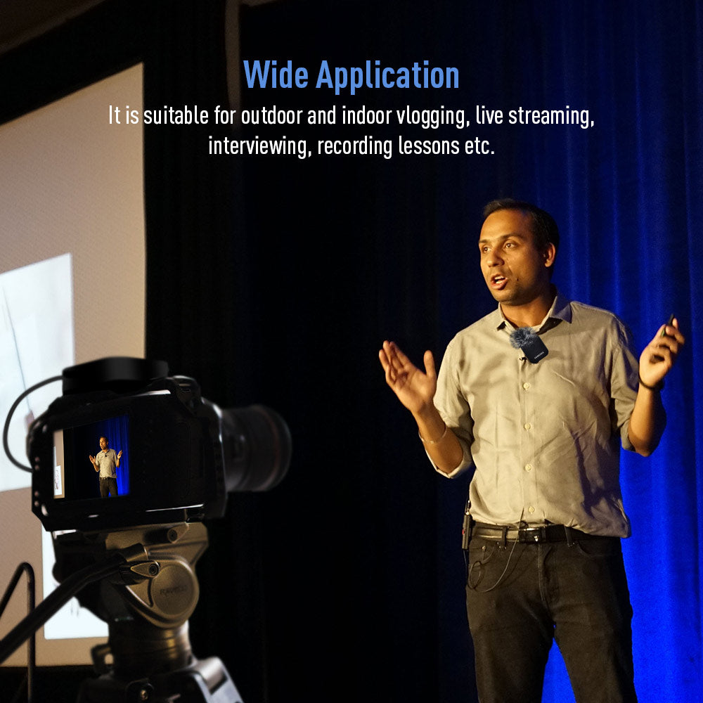SONICAKE Wireless Lavalier Microphone System - Sonicake
