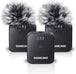 SONICAKE Wireless Lavalier Microphone System (2TX + 1RX) - Sonicake