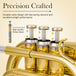 Bb Pocket Trumpet Brass Gold - Sonicake