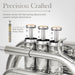Bb Pocket Trumpet Brass Nickel - Sonicake