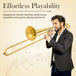 Bb Tenor Slide Trombone Brass Gold - Sonicake