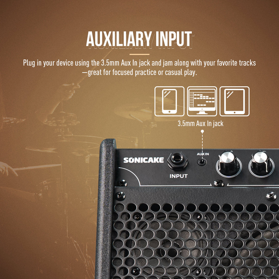 Electric Drum Amplifier 20W - Sonicake