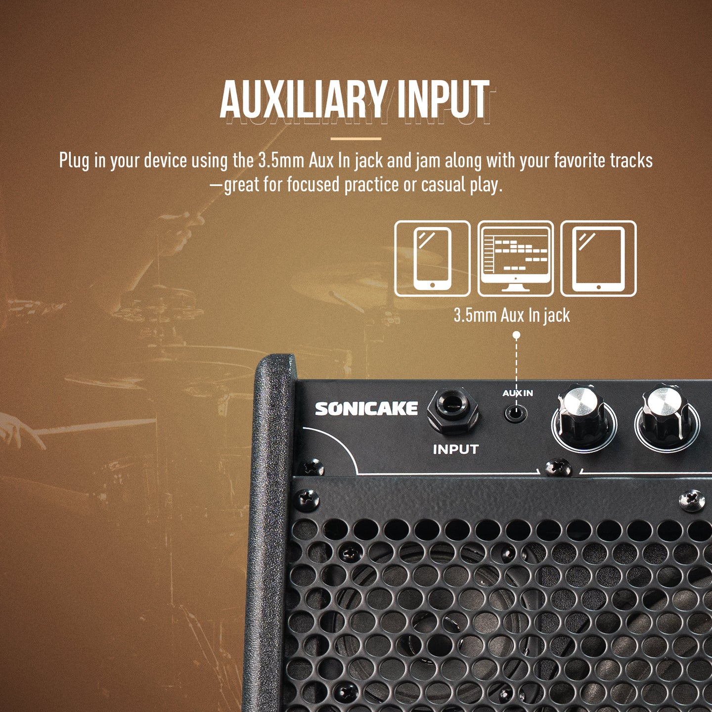 Electric Drum Amplifier 20W - Sonicake