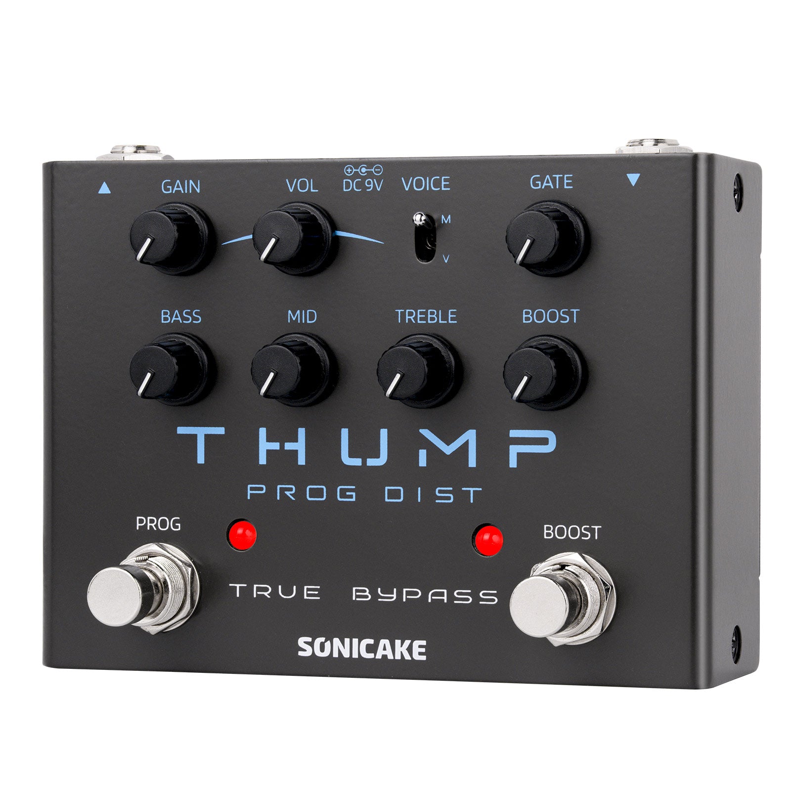 Sonicake Thump High-Gain Distortion Pedal with Boost & Noise Gate