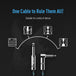 Instrument Cable (20ft/6m, Right Angle to Straight) - Sonicake