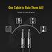 Instrument Cable (20ft/6m, Straight to Straight, Black) - Sonicake