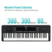 61 KEYS LED ELECTRONIC KEYBOARD - Sonicake