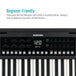 61 KEYS LED ELECTRONIC KEYBOARD - Sonicake
