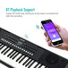 61 KEYS LED ELECTRONIC KEYBOARD - Sonicake