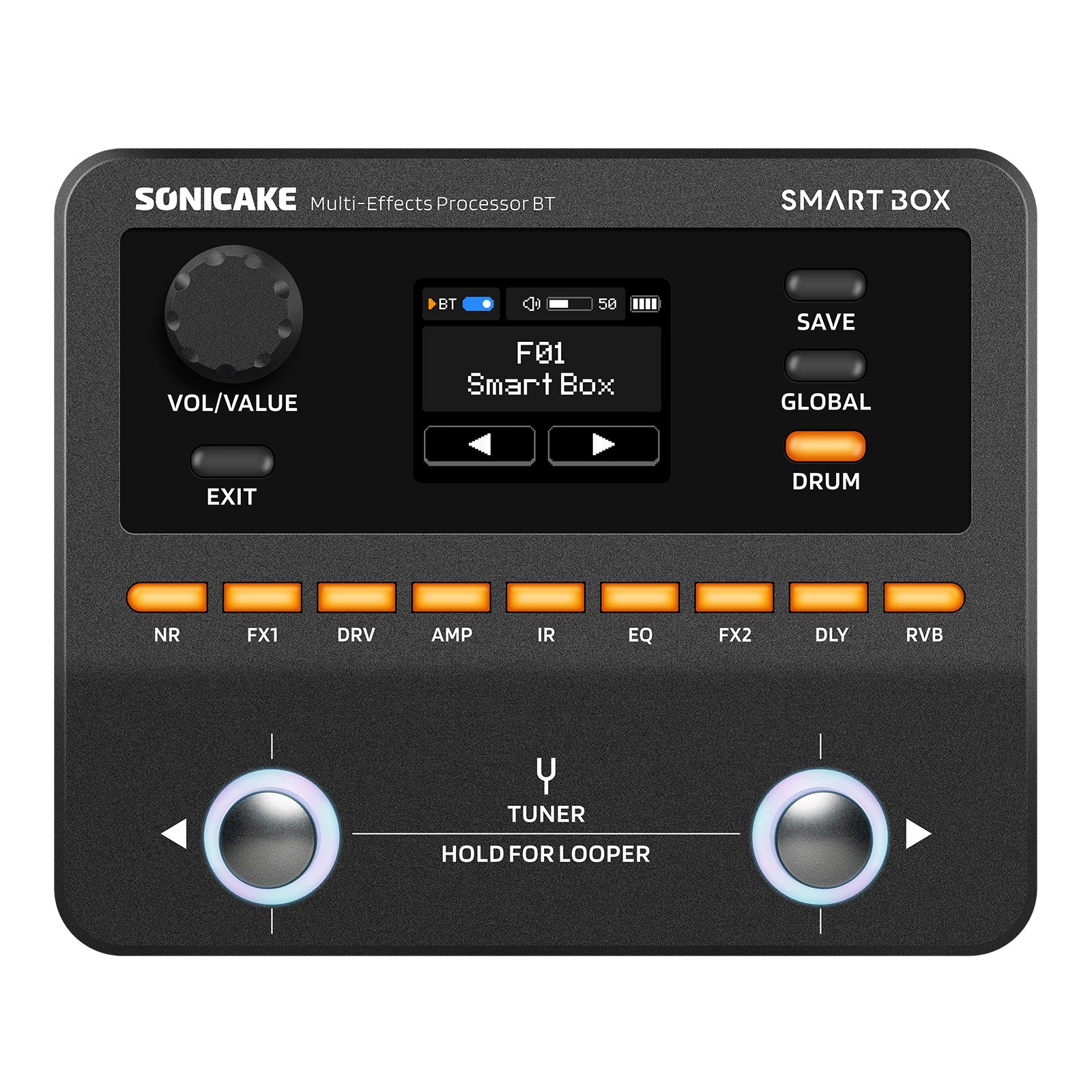 m*l様 SONICAKE SMART BOX Sonicake Smart Box Compact Multi Effects Processor for Stage (QME-20)