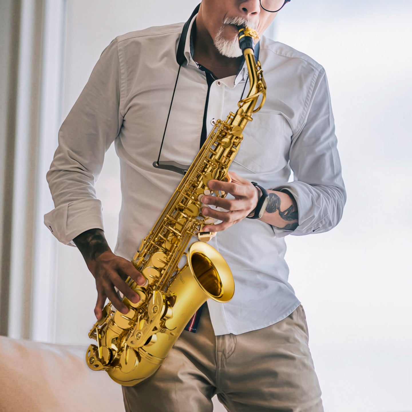 Alto Saxophone E Flat Gold - Sonicake