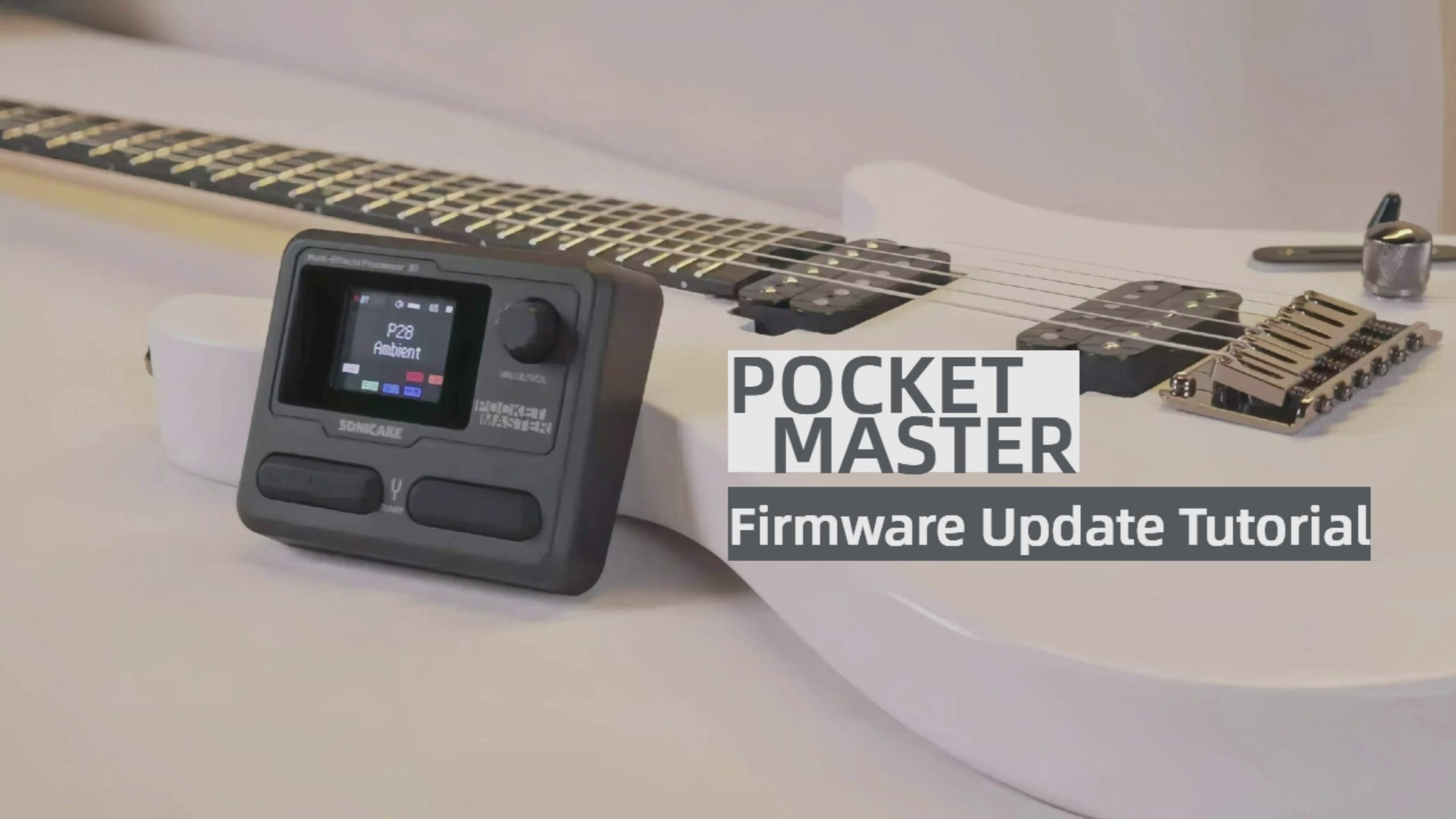 Schutzhülle Für Sonicake Pocket Master Effektpedal – Graue Aufbewahrungstasche Mit Schwammfutter & Netzfach