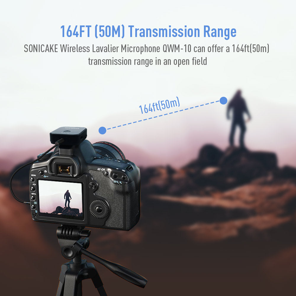 SONICAKE Wireless Lavalier Microphone System - Sonicake