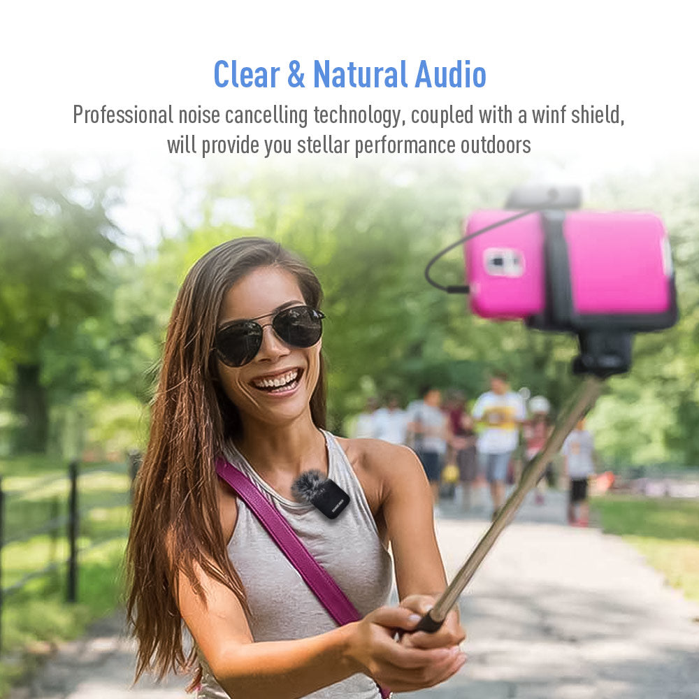 SONICAKE Wireless Lavalier Microphone System - Sonicake