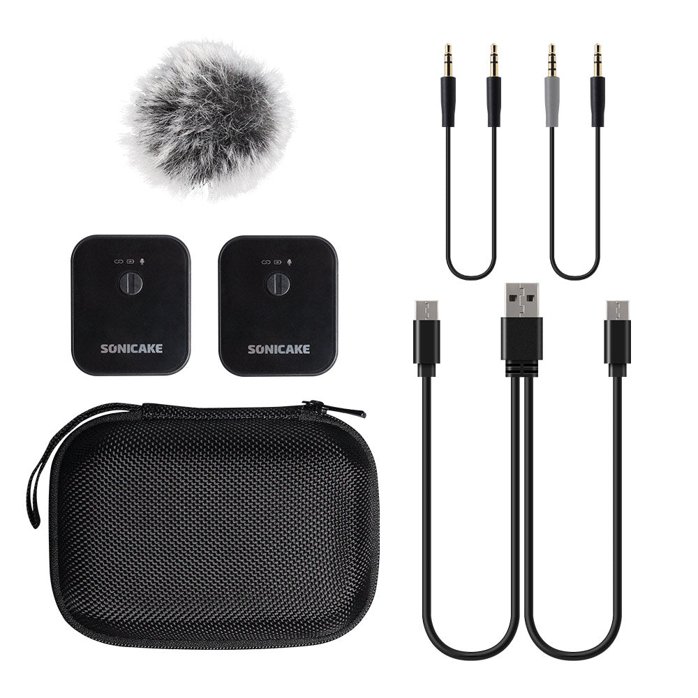 SONICAKE Wireless Lavalier Microphone System - Sonicake